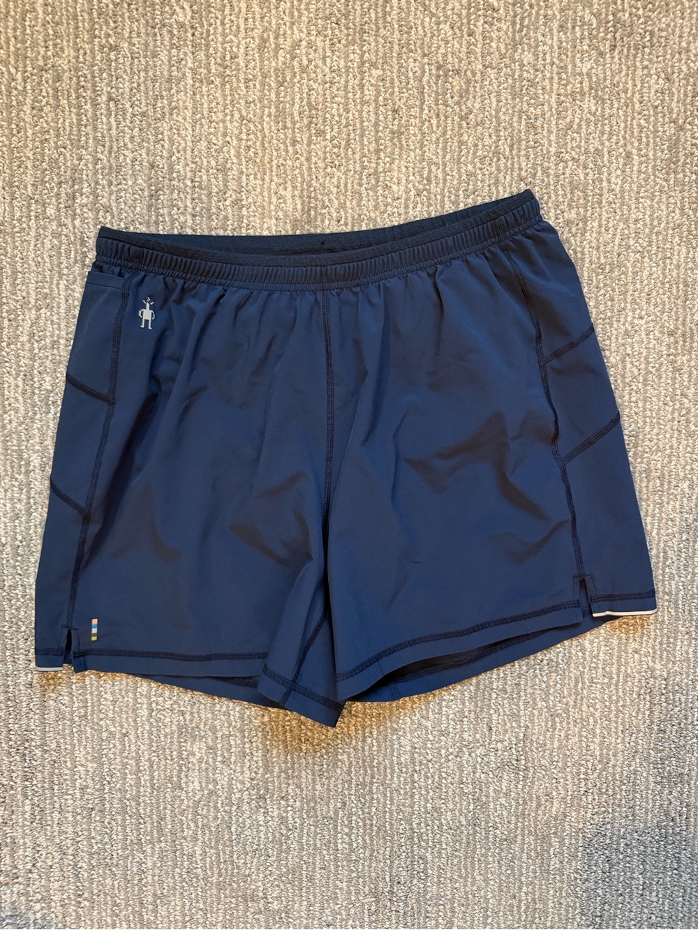 Smartwool Merino Sport Lined 5” Shorts Deep Navy Mens Medium M